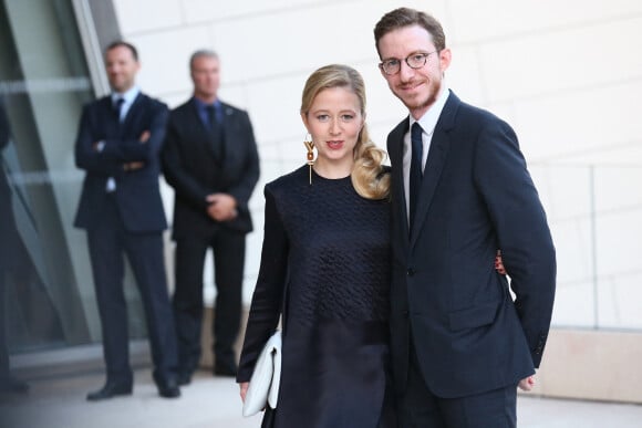 Ludovic Watine Arnault et sa soeur Stéphanie - Inauguration de la Fondation Louis Vuitton à Paris, le 20 octobre 2014.