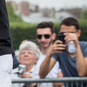 Yannick Agnel - Journée Paris 2024 sur la place de La Concorde à Paris le 23 juin 2019. La Concorde s'est transformée le temps d'une journée pour devenir un magnifique parc sportif urbain au coeur de Paris et inviter petits et grands, en famille, entre amis, à partager des moments inoubliables au contact des plus grands athlètes. © Cyril Moreau/Bestimage