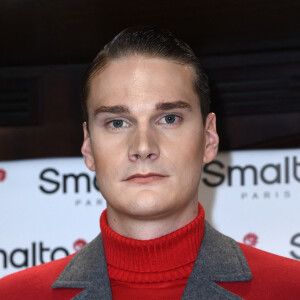 Yannick Agnel - Présentation de la collection "Smalto" lors de la fashion week à la boutique de la rue François 1er à Paris. © Giancarlo Gorassini/Bestimage