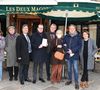 Laurence Caracalla, Pauline Dreyfus, Marie-Laure Delorme, Louis-Henri de La Rochefoucauld, Étienne de Montety, Eric Deschodt, Jean Chalo, Jean-Luc Coatelem et Marianne Payot à la remise du 89 ème Prix des Deux Magots à Paris