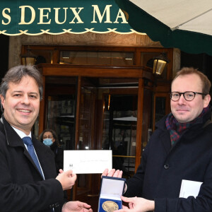 Louis-Henri de la Rochefoucauld a reçu le 89 ème Prix des Deux Magots à Paris, le 25 janvier 2022. © Coadic Guirec/BestImage
