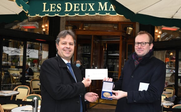 Louis-Henri de la Rochefoucauld a reçu le 89 ème Prix des Deux Magots à Paris, le 25 janvier 2022. © Coadic Guirec/BestImage