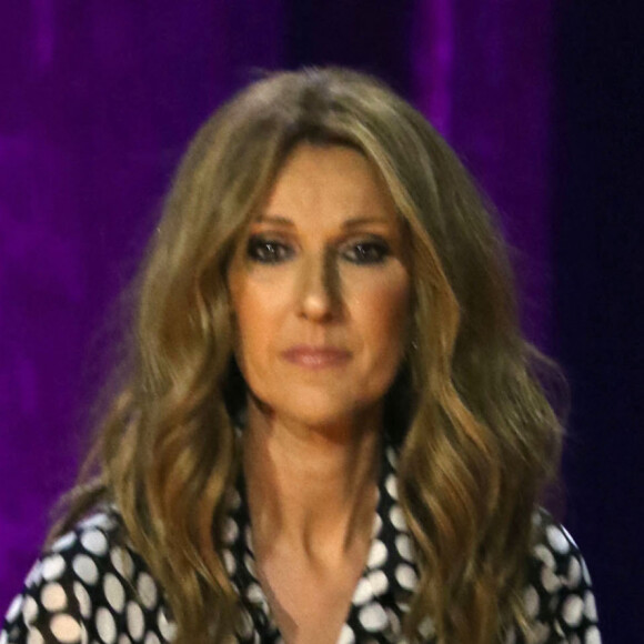 Celine Dion donne une conférence de presse au Ceasars Palace Hotel & Casino à Las Vegas le 27 août 2015 
