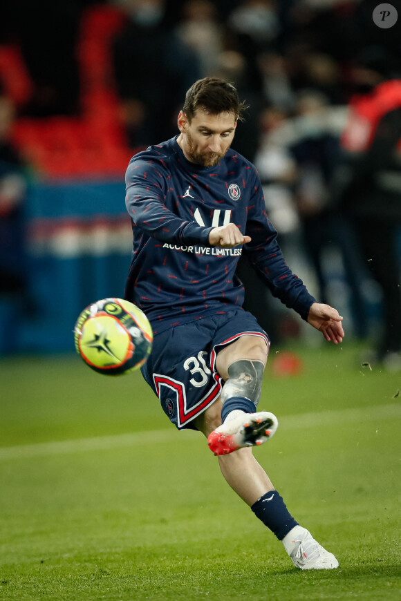 Lionel Leo Messi (Paris Saint Germain) - Match de Ligue 1 Uber Eats "PSG contre Monaco (2-0)" au Parc des Princes à Paris le 12 décembre 2021. © Aurélien Morissard/Panoramic/Bestimage