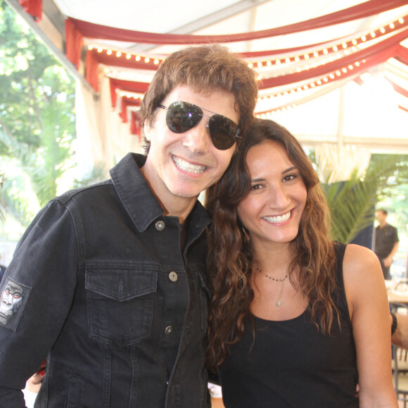 Jean-Luc Lahaye et sa fille Margaux - Ouverture de la 34ème Fête foraine des Tuileries au jardin des Tuileries à Paris, France, le 23 juin 2017. © Philippe Baldini/Bestimage