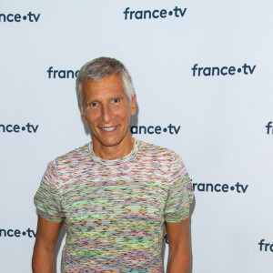 Nagui lors du photocall dans le cadre de la conférence de presse de France Télévisions au Pavillon Gabriel à Paris, France, le 24 août 2021. © Pierre Perusseau/Bestimage 