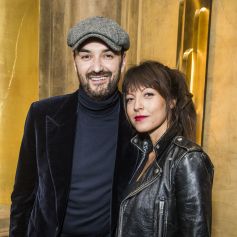 Cyril Lignac et Caroline Nielsen - Dîner pour la sortie du "Numéro" 200 au restaurant Rau à Paris le 31 janvier 2019. © Olivier Borde/Bestimage 