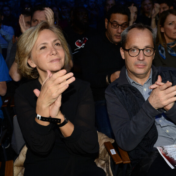 Exclusif - Valérie Pécresse et son mari Jérôme - Backstage et cocktail lors du troisième round de "La Conquête" à la Seine Musicale à Boulogne-Billancourt