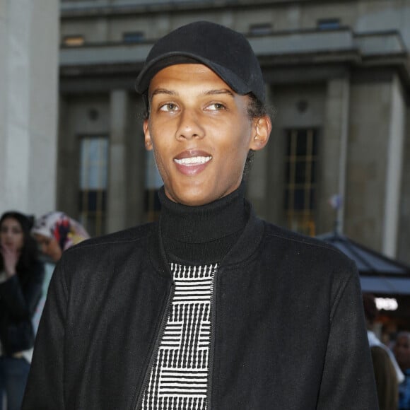 Le chanteur Stromae - Défilé de mode "Kenzo" collection prêt-à-porter Printemps-Eté lors de la Fashion Week de Paris à la Cité de l'architecture et du patrimoine au Trocadéro à Paris. © Christophe Aubert via Bestimage