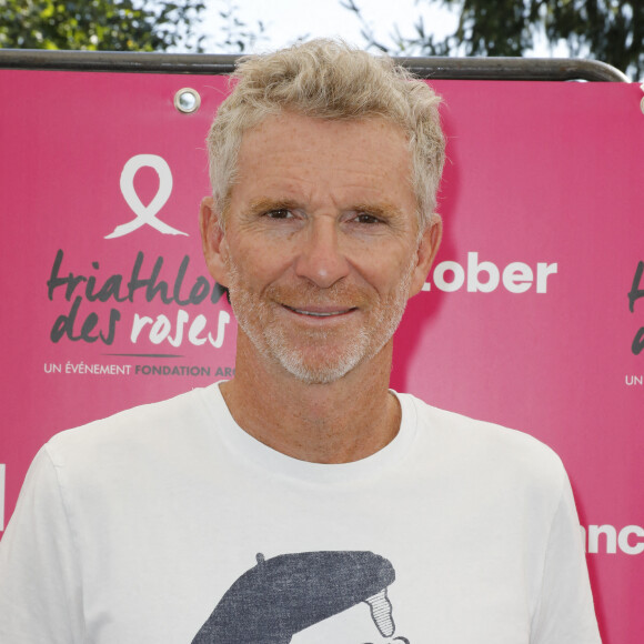 Denis Brogniart - 8ème édition du "Triathlon des roses" au Stade Français dans le domaine de Saint Cloud le 18 septembre 2021.  © Marc Ausset-Lacroix/Bestimage