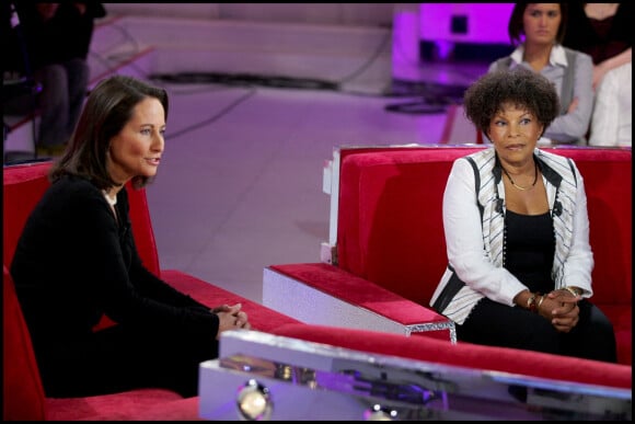 Ségolène Royal et Christiane Taubira lors de l'émission Vivement dimanche sur France 2 en 2008