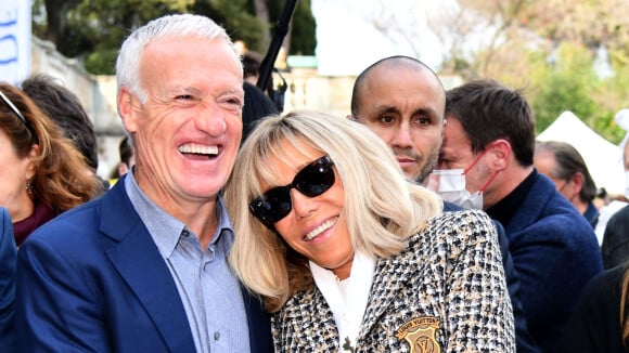 Brigitte Macron et Didier Deschamps : Complices hilares pour une folle journée à Nice