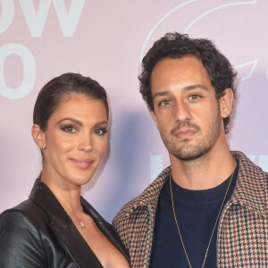 Iris Mittenaere et Diego El Glaoui - Photocall du défilé Etam Live Show 2020 à Paris le 29 septembre 2020. © Pool Agence Bestimage