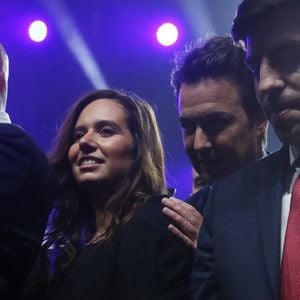 Sarah Knafo - Le candidat à la présidence du parti d'extrême droite français "Reconquête!", Eric Zemmour lors de son rassemblement électoral au Grand Palais à Lille, France, le 5 février 2022