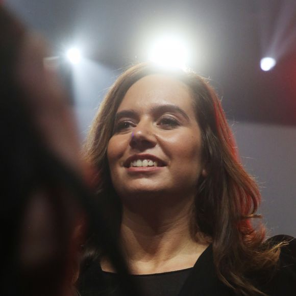 Sarah Knafo - Le candidat à la présidence du parti d'extrême droite français "Reconquête!", Eric Zemmour lors de son rassemblement électoral au Grand Palais à Lille, France, le 5 février 2022