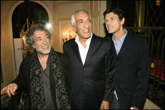 Marc Esposito, Gérard Darmon et Marc Lavoine - Remise du prix Jean Gabin et Romy Schneider 2006 au Fouquets