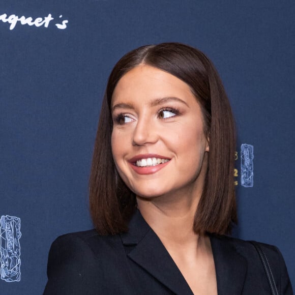 Adèle Exarchopoulos au photocall du déjeuner des nommés aux César 2022 au Fouquet's à Paris, France, le 6 février 2022. © Olivier Borde/Bestimage 