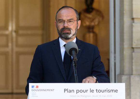 Le premier ministre Edouard Philippe - Comité interministériel sur le tourisme à Matignon pendant l'épidémie de coronavirus (COVID-19) pendant l'épidémie de Coronavirus Covid-19 le 14 mai 2020