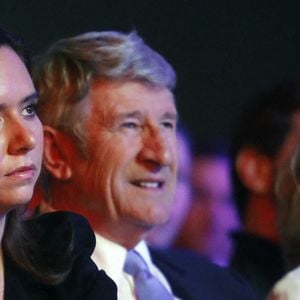 Sarah Knafo et Philippe De Villiers - Le candidat à la présidence, Eric Zemmour lors de son rassemblement électoral au Grand Palais à Lille, France, le 5 février 2022.