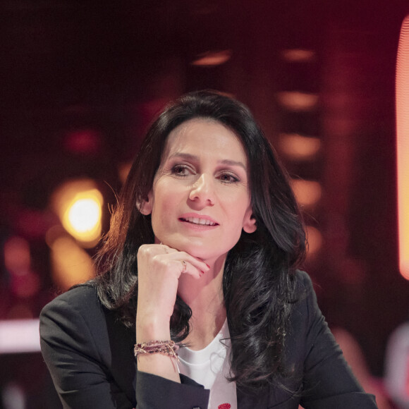 Exclusif - Marie Drucker - Enregistrement de l'émission "On Est En Direct" (OEED), présentée par L.Ruquier, diffusée sur France 2 le 6 février © Jack Tribeca / Bestimage 