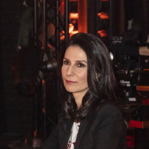 Exclusif - Marie Drucker - Enregistrement de l'émission "On Est En Direct" (OEED), présentée par L.Ruquier, diffusée sur France 2 le 6 février © Jack Tribeca / Bestimage 