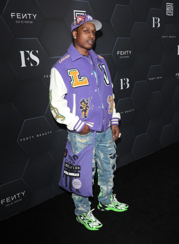 ASAP Rocky au photocall "Fenti Beauty et Fenty Skin" à Los Angeles, le 11 février 2022.