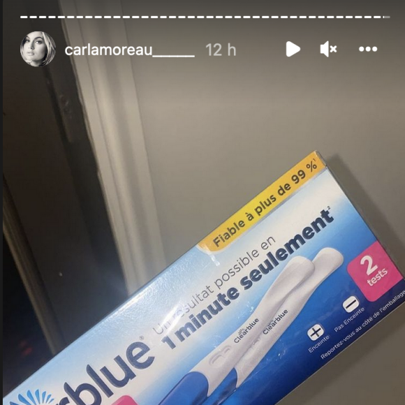 Carla Moreau révèle que son mari Kevin Guedj lui a acheté un test de grossesse - Instagram