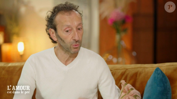 Alain lors du tournage de son portrait de  "L'amour est dans le pré 2022", diffusé le 14 février, sur M6