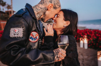 Kourtney Kardashian a été surprise par son fiancé Travis Barker pour la Saint-Valentin. Story Instagram