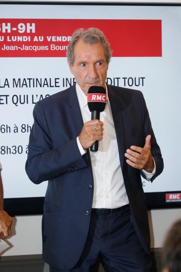 Jean-Jacques Bourdin - Conférence de presse de rentrée 2019-2020 de RMC, RMC Sport et BFM TV à Altice Campus à Paris le 28 août 2019