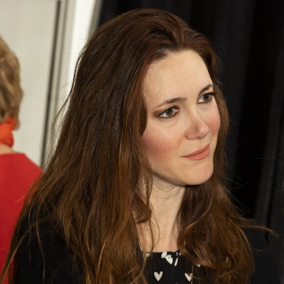 Exclusif - Sandra Lou - Exposition de Caroline Faindt à la Villa Violet sur 3 jours dont 2 reservés aux femmes, avec dégustation de thés, de préparation cullinaires par le chef F. Gagnaire, massages, Paris le 8 mars 2020. © Jack Tribeca/Bestimage