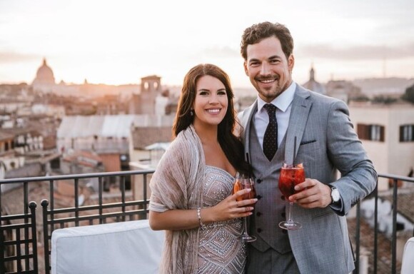 Giacomo Gianniotti et son épouse Nichole. Instagram. Le 18 août 2021.