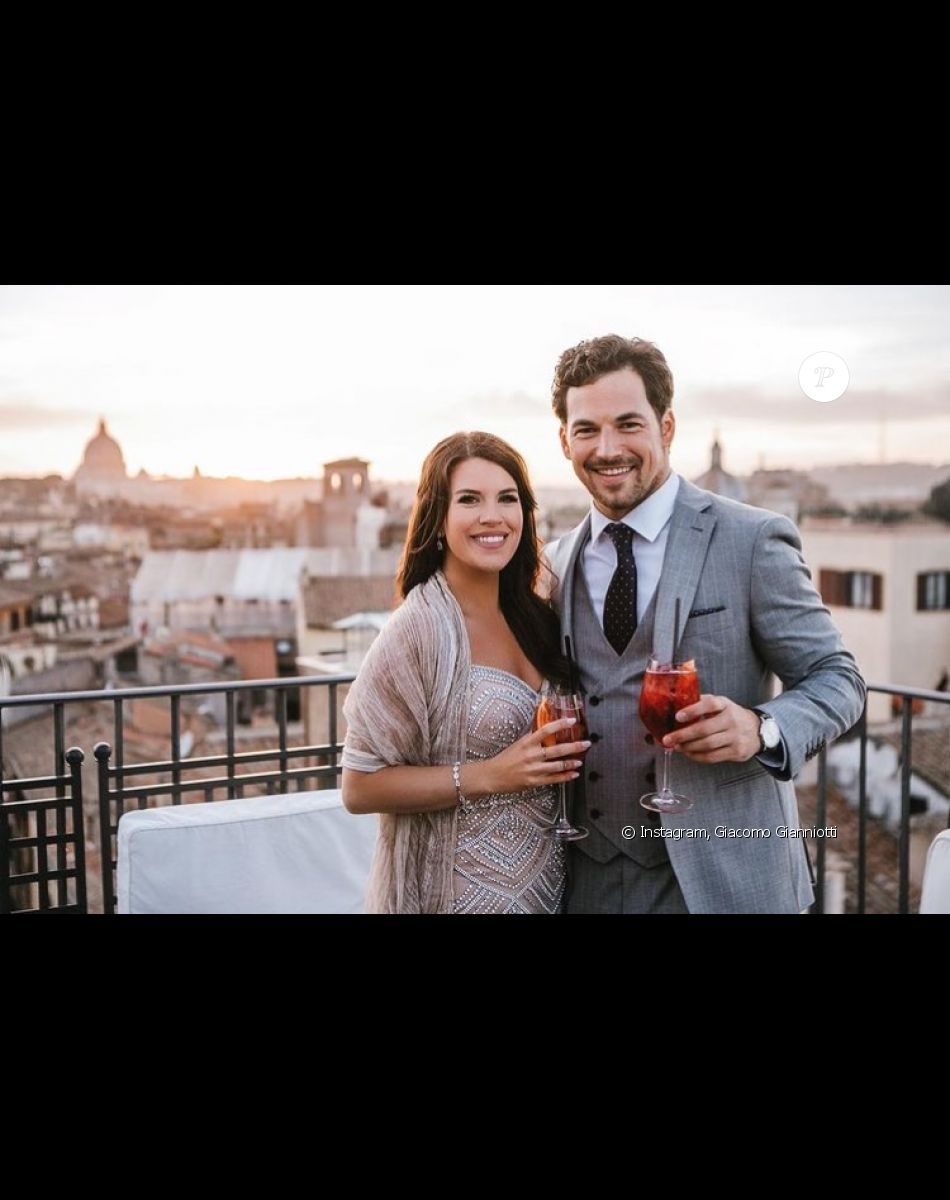 Giacomo Gianniotti et son épouse Nichole. Instagram. Le 18 août 2021.