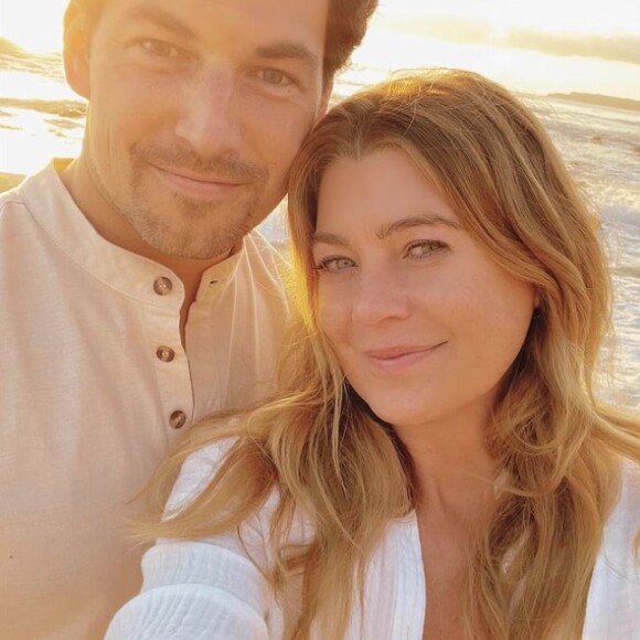 Giacomo Gianniotti et Ellen Pompeo sur Instagram. Le 13 mars 2022.