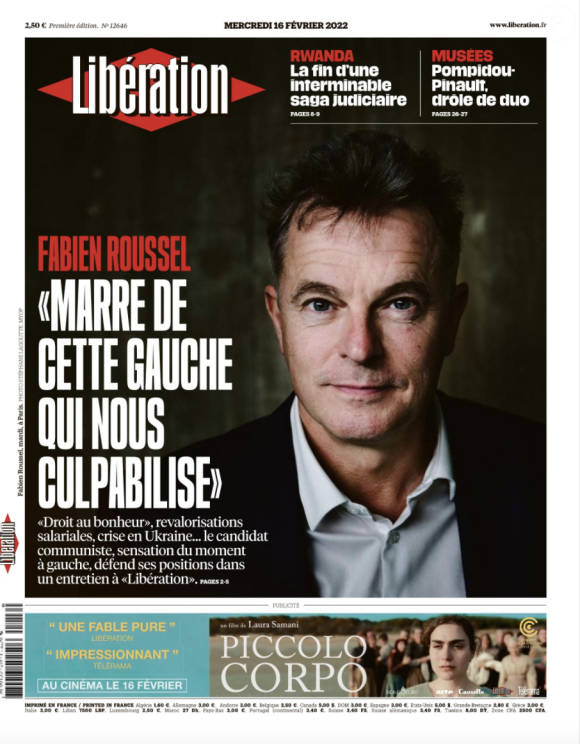 Libération du 16 février 2022.