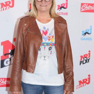 Christine Bravo lors de la conférence de presse de rentrée du groupe NRJ au Musée du Quai Branly à Paris, le 21 septembre 2017. © CVS/Bestimage