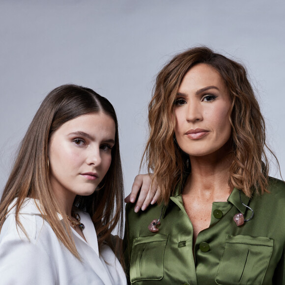 Exclusif - Camille Schneyder et Vitaa - Studio - Enregistrement de l'émission "La grande soirée des duos", qui sera diffusée le 14 octobre sur W9 © Gaffiot-Moreau / Bestimage 