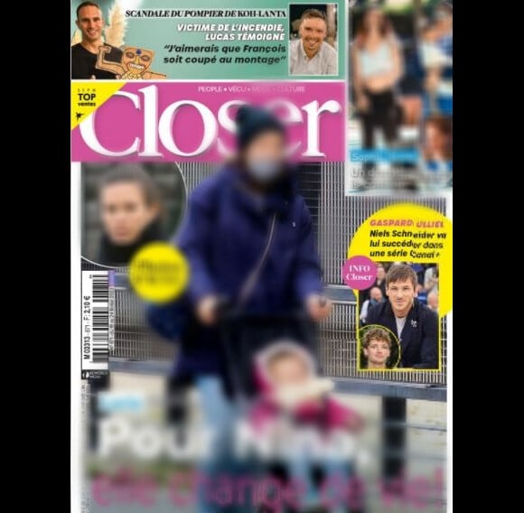 Couverture du magazine "Closer" du 18 février 2022