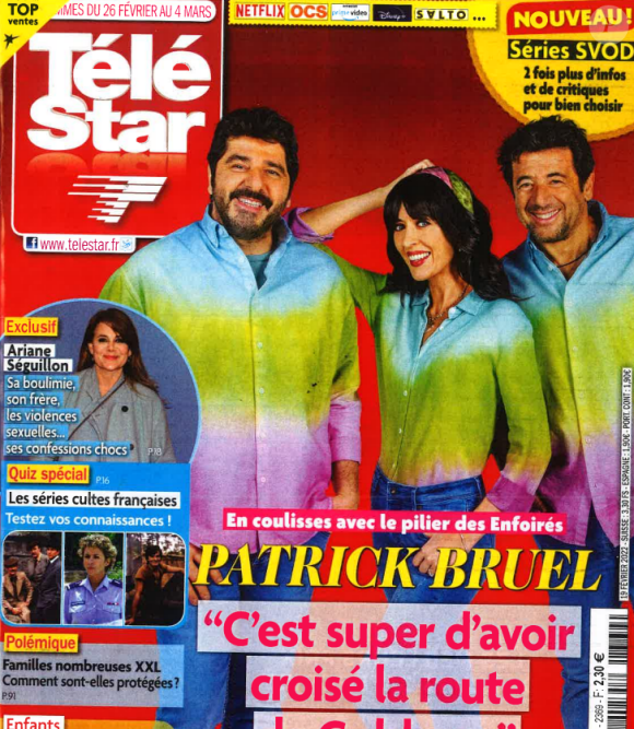 Couverture du magazine "Télé Star", programmes du 26 février au 4 mars 2022.