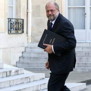 Éric Dupond-Moretti, Garde des Sceaux, ministre de la Justice arrive au conseil des ministres du 7 juillet 2020, au palais de l'Elysée à Paris.