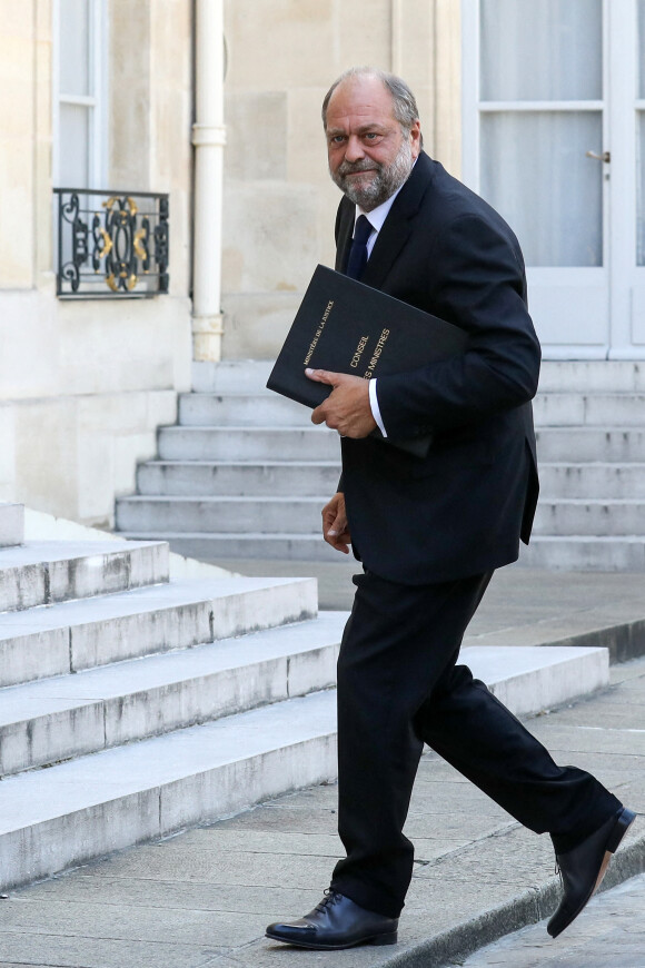 Éric Dupond-Moretti, Garde des Sceaux, ministre de la Justice arrive au conseil des ministres du 7 juillet 2020, au palais de l'Elysée à Paris.