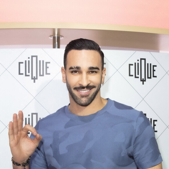 Exclusif - Adil Rami - Backstage de l'émission Clique, présentée par M.Achour et diffusée le 29 janvier 2022 à 12h45 sur C+ en clair - Paris le 27/01/2022 - © Jack Tribeca / Bestimage