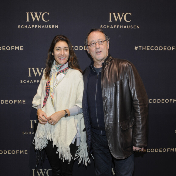 Jean Reno et sa femme Zofia Borucka - Salon international de la haute horlogerie (SIHH) à Genève, Suisse, le 17 janvier 2017.