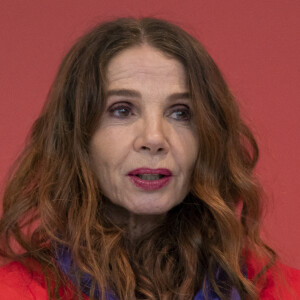 Victoria Abril anime une MasterClass en marge de la cérémonie du prix Feroz du cinéma espagnol à Madrid. Le 25 février 2021. © Oscar Fuentes-SOPA / Zuma Press / Bestimage 