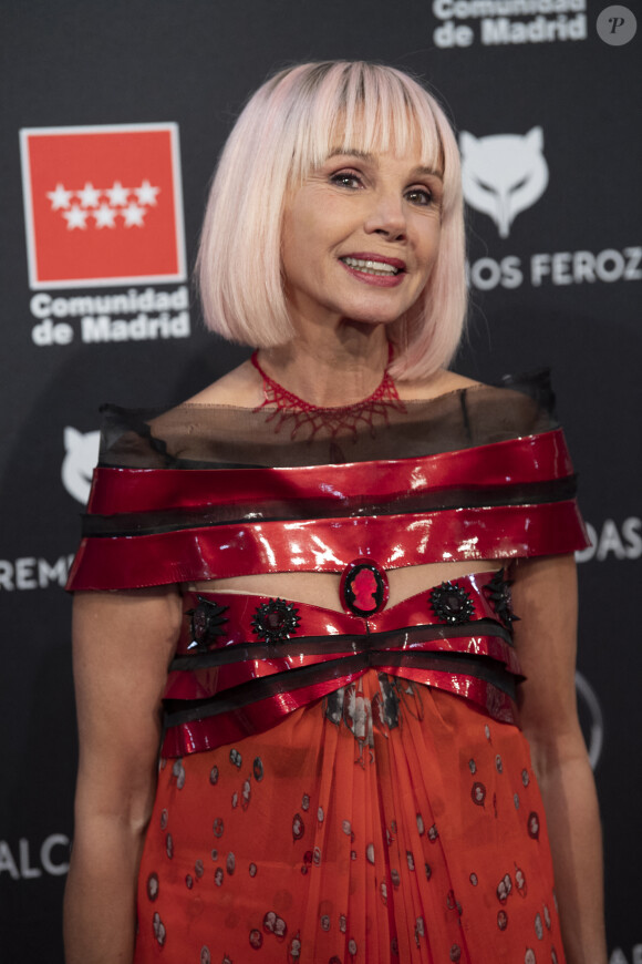 Victoria Abril au photocall de la 7ème édition des "Feroz Cinema Awards" à Madrid, le 16 janvier 2020. 