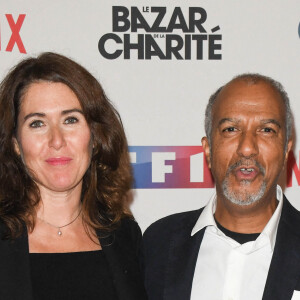 Pascal Légitimus et sa femme Adriana Santini à l'avant-première de série télévisé TF1 "Le Bazar de la Charité" au Grand Rex à Paris, France, le 30 septembre 2019. © Coadic Guirec/Bestimage 