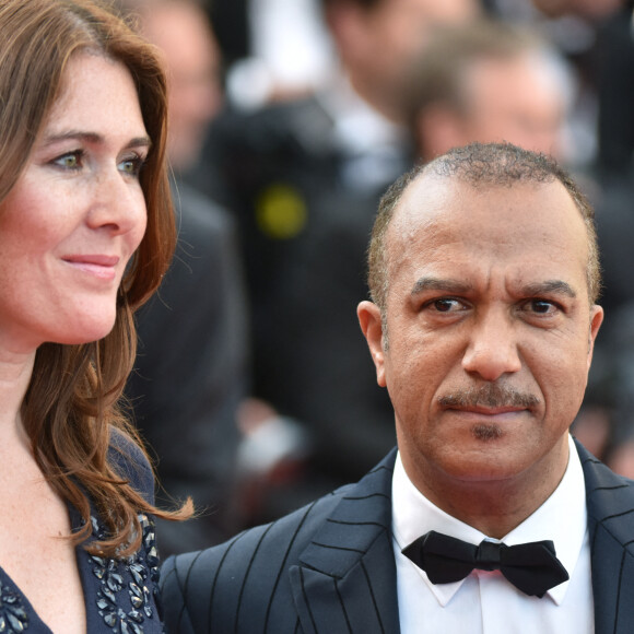 Pascal Légitimus et sa femme Adriana Santini - Montée des marches du film "Loving" lors du 69ème Festival International du Film de Cannes. Le 16 mai 2016. © Giancarlo Gorassini/Bestimage 