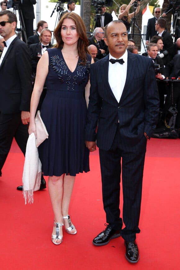 Pascal Légitimus et sa femme Adriana Santini - Montée des marches du film "Loving" lors du 69ème Festival International du Film de Cannes. Le 16 mai 2016. © Borde-Jacovides-Moreau/Bestimage 