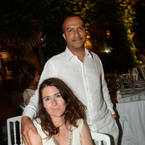 Exclusif - Pascal Legitimus et sa femme Adriana Santini - 20ème édition de la soirée Blanche aux Moulins de Ramatuelle à Saint-Tropez le 12 juillet 2015 © Rachid Bellak / LMS / Bestimage 