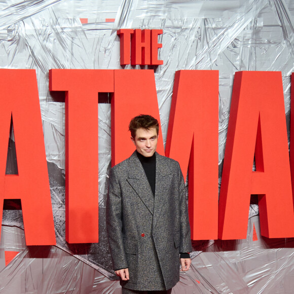 Robert Pattinson assiste à l'avant-première du film "The Batman" au cinéma BFI IMAX Waterloo. Londres, le 23 février 2022.